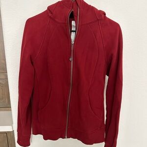 Lululemon scuba zip hoodie w/ thumb holes